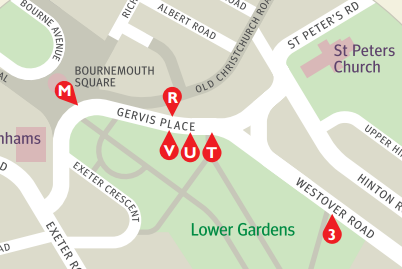 Image of a map of the stand changes at Bournemouth Square