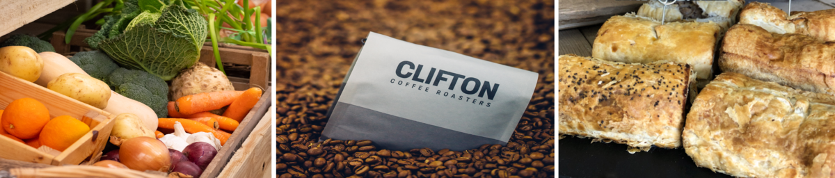 Fresh Vegetables Coffee and Sausage Rolls