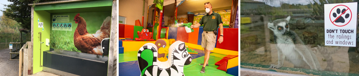 Hand washing, Enhanced cleaning and Signage