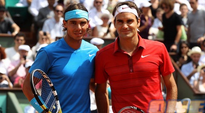 פדרר עם נדאל. &qout;היריבות שלנו מיוחדת מאוד&qout; (GettyImages)