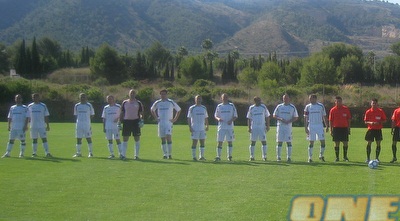 נבחרת עורכי הדין לפני שריקת הפתיחה מול הבלגים