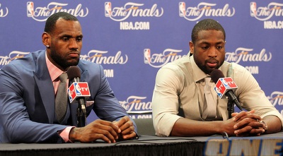 ווייד ולברון (GettyImages)