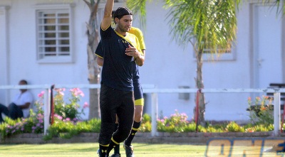 חיימוב מתאמן. יצטרך לעצור את האזרים במוקדמות הליגה האירופית (ליאור טימור)