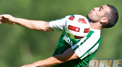 וויאם עמאשה. כבש מול פלזן (האתר הרשמי מכבי חיפה)