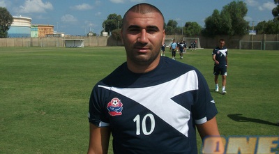 ערן לוי באימון הבכורה (דוברות הפועל חיפה) (ONE)