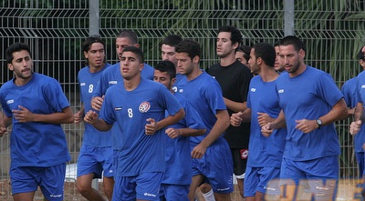 שחקני רמה&qout;ש באימון הבכורה (ליאור טימור) שחקני רמה&qout;ש באימון הבכורה (ליאור טימור)