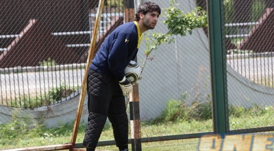 גיא חיימוב. תורגל בהרכב של לוין