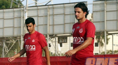 דדי בן דיין ויוסי שבחון באימון המסכם (דרור רוזנפלד)