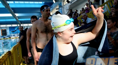 שחייני הספיישל אולימפיקס (מור שאולי)