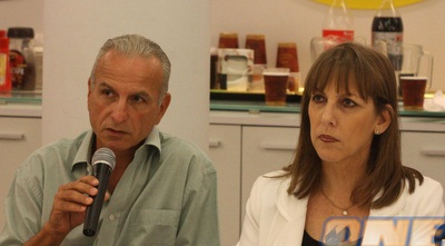 לימור לבנת ואורי שפר (יניב גונן) לימור לבנת ואורי שפר (יניב גונן)