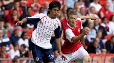 ארון רמזי במדי ארסנל בטורניר הנערים 