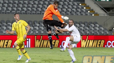 ברק לוי עוצר את בלילי. זכה למחמאות (יוסי ציפקיס)