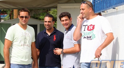 גל חצור ואפי צפריר מחוייכים באימון (שי לוי)