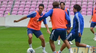 שחקני הנבחרת באימון בשווייץ (ההתאחדות לכדורגל) (ONE) שחקני הנבחרת באימון בשווייץ (ההתאחדות לכדורגל) (ONE)