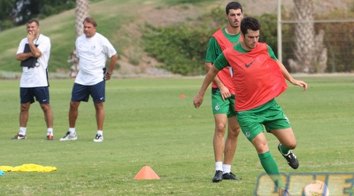 תמיר כהן וחן עזריאל באימון (עמית מצפה)