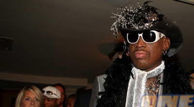 רודמן מגיע לטקס של היכל התהילה (GettyImages) רודמן מגיע לטקס של היכל התהילה (GettyImages)