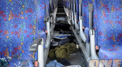 זירת הפיגוע באילת. (רויטרס) זירת הפיגוע באילת. (רויטרס)