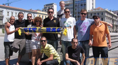 אוהדי מכבי ת&qout;א ביוון. קיבלו אזהרה מבשיקטאש שלא להדליק אבוקות