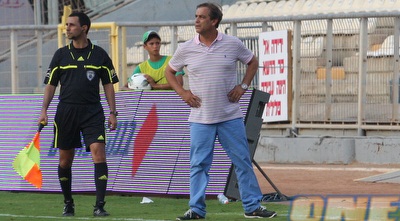 גילי לנדאו. קבוצתו ערכה אימון בסגל חסר (עמית מצפה)