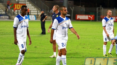 איתן טיבי וחבריו מאוכזבים בסיום (שי לוי)