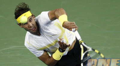 רפאל נדאל. צלח את הסיבוב הראשון, אבל לא בצורה מרשימה (רויטרס) רפאל נדאל. צלח את הסיבוב הראשון, אבל לא בצורה מרשימה (רויטרס)