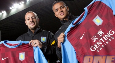 האטון וג´נאס(האתר הרשמי של אסטון וילה) האטון וג´נאס(האתר הרשמי של אסטון וילה)