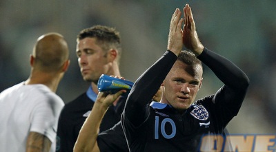 וויין רוני. זכה למחמאות ממאמנו (רויטרס)