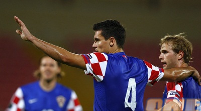 לוברן וסטרניץ´ חוגגים מול מלטה (רויטרס)