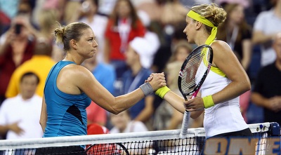 זבונרבה וליסיצקי נפרדות בסיום המשחק (GettyImages)
