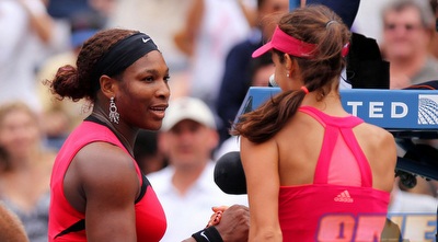 סרינה וויליאמס ו אנה איבנוביץ´ נפרדות כידידות (GettyImages)