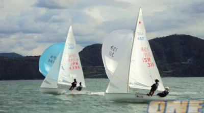 ורד בוסקילה וגיל כהן במהלך התחרות ביפן (אילן תשתש) 