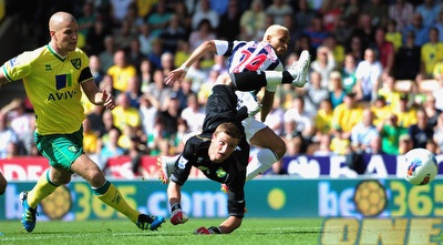 פטר אודמוינגי מבקיע כבר אחרי 3 דקות של משחק (GettyImages)