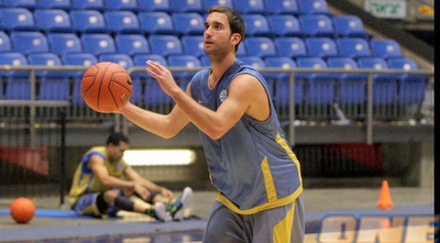 אוחיון באחד האימונים הראשונים במכבי. משם הכל אגדה? (יניב גונן)