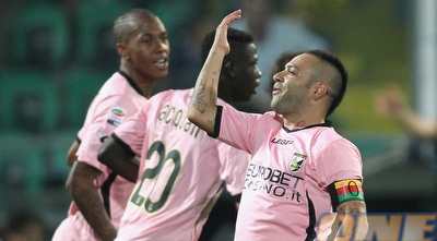 פבריציו מיקולי חוגג. &qout;היה משחק מדהים&qout; (GettyImages)