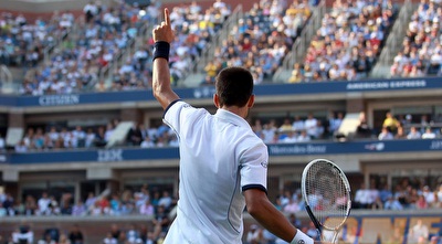 ג´וקוביץ´ מסמן מי מספר אחד (GettyImages)