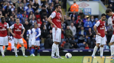 שחקני ארסנל מאוכזבים (רויטרס)