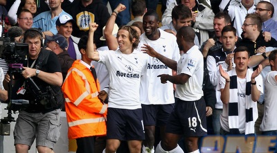 טוטנהאם חוגגת (GettyImages)