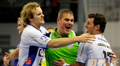 שחקני למגו חוגגים ניצחון (GettyImages)