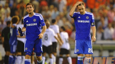 טרי ולמפארד מאוכזבים אחרי שאיבדו שתי נקודות בוולנסיה (רויטרס)