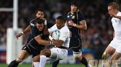 סקוטלנד (בכחול) מול אנגליה. לראשונה בהיסטוריה לא ברבע  (GettyImages)