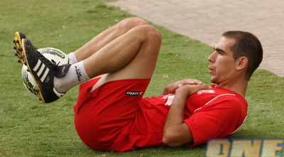 אורי שטרית. מכבי ת&qout;א תיתן אור ירוק להמשך השאלתו? (עמית מצפה)