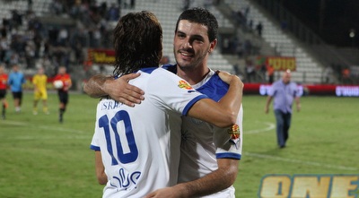 שלומי אזולאי עם ברק בדש. &qout; (עמית מצפה) שלומי אזולאי עם ברק בדש. &qout; (עמית מצפה)