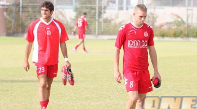 עדן שרם ועבד מצליח מאוכזבים בסיום (משה חרמון) עדן שרם ועבד מצליח מאוכזבים בסיום (משה חרמון)