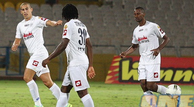 טל בן חיים חוגג את השער המצמק (משה חרמון) טל בן חיים חוגג את השער המצמק (משה חרמון)