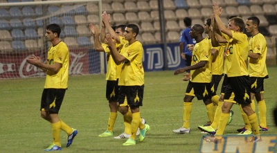 שחקני נתניה בסיום (איתי ישראל) שחקני נתניה בסיום (איתי ישראל)