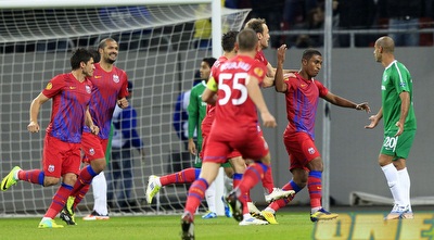 טאטו חוגג. הוחלף כמה דקות אחרי השער (רויטרס)