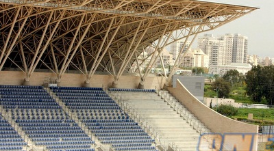 יציע האוהדים באצטדיון החדש. ייפתח ב-26 בנובמבר (משה חרמון) יציע האוהדים באצטדיון החדש. ייפתח ב-26 בנובמבר (משה חרמון)