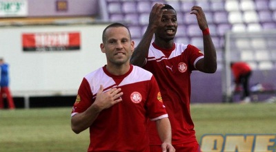 עומר בוקסנבוים. חגיגה של הפועל רמת גן (איתי ישראל)