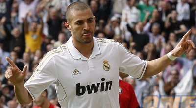 בנזמה מאושר אחרי הצמד האישי (רויטרס)