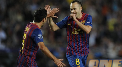 אינייסטה חוגג (GettyImages)